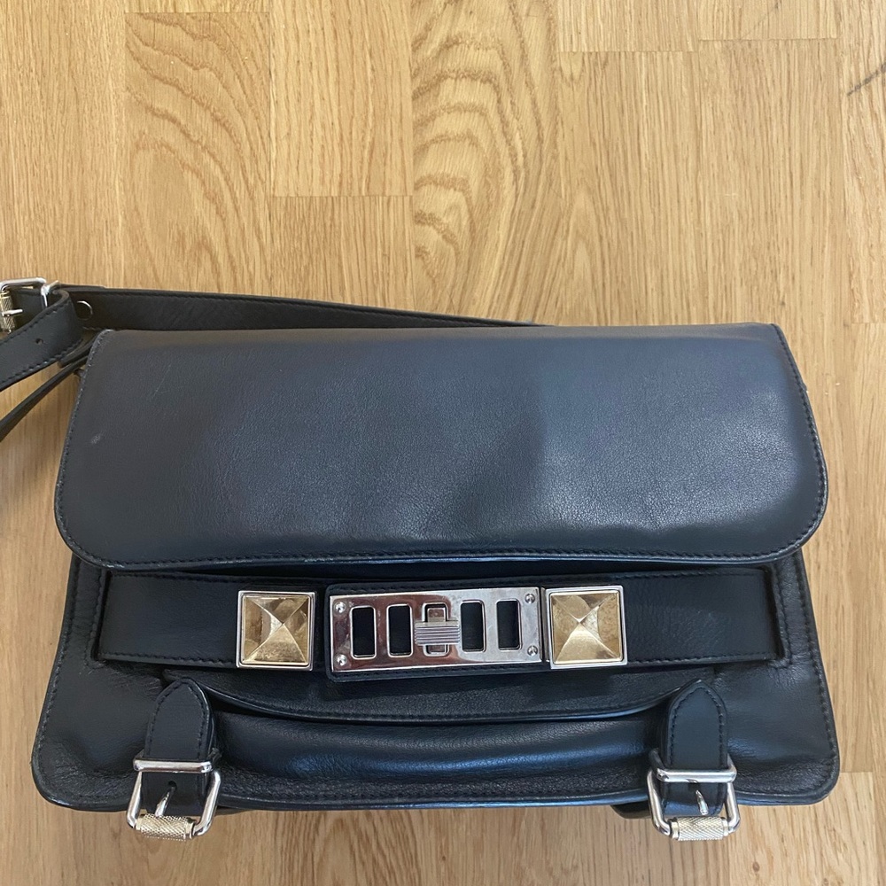 Proenza Schouler PS11 Medium Classic Bag in Black